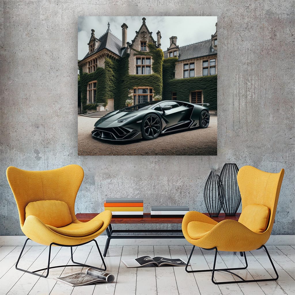 Vintage-Style Lamborghini Sian: Timeless Elegance and Power