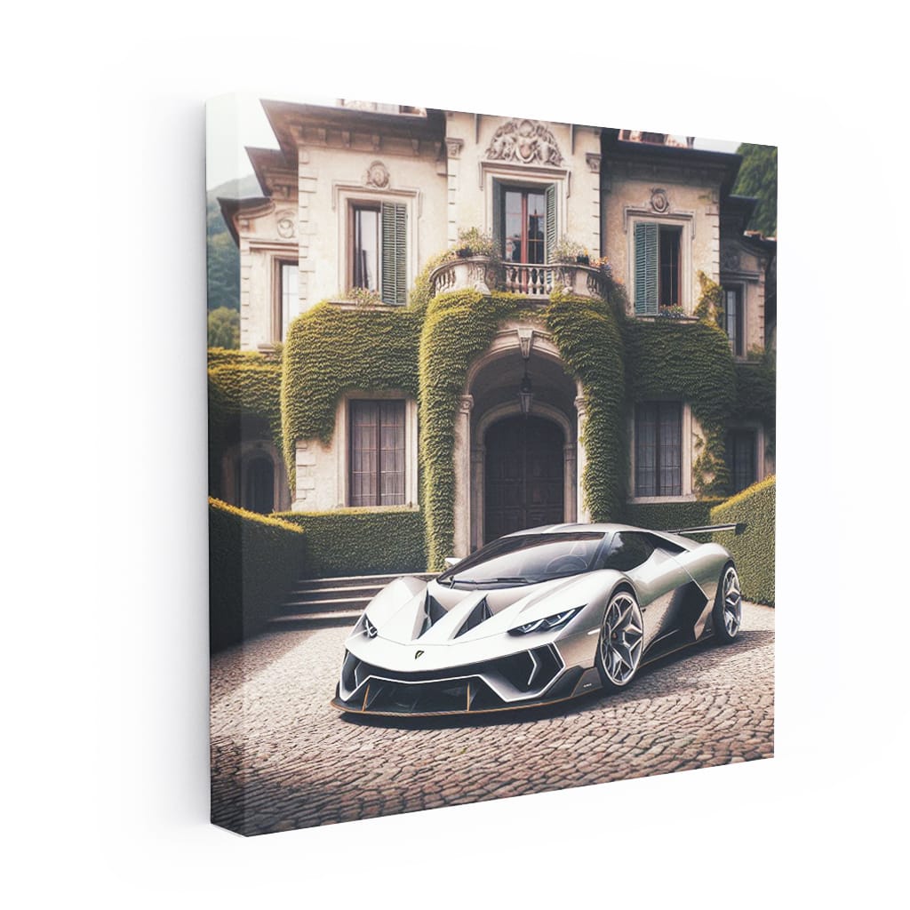Lamborghini Sian Vintage Style Wall Art