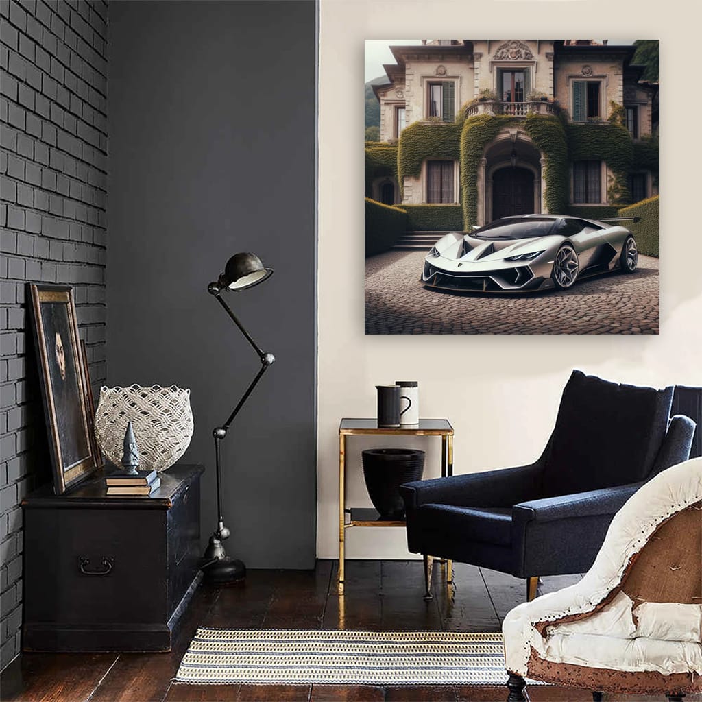 Vintage-Style Lamborghini Sian - Blend of Power and Elegance
