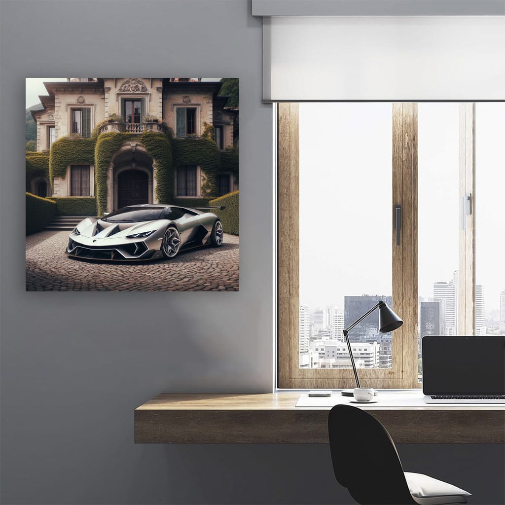 Vintage-Style Lamborghini Sian - Blend of Power and Elegance