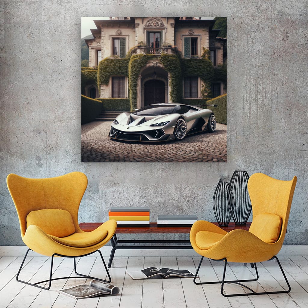 Vintage-Style Lamborghini Sian - Blend of Power and Elegance