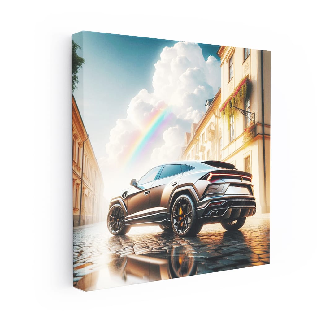 Lamborghini Urus Cloudy Weather Wall Art