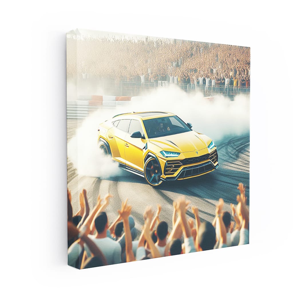 Lamborghini Urus Drift Wall Art