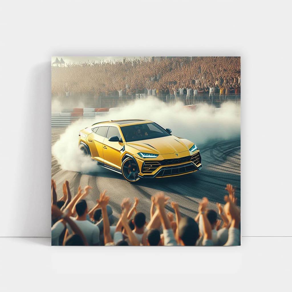 Lamborghini Urus Drift Wall Art