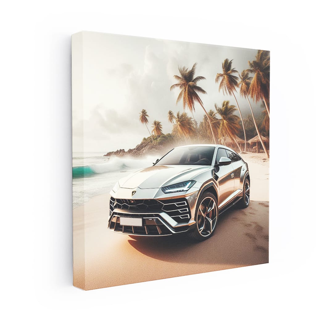 Lamborghini Urus On Bea Wall Art