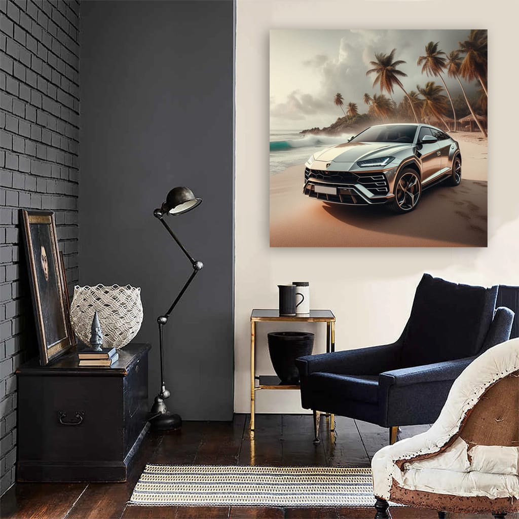 Lamborghini Urus On Bea Wall Art