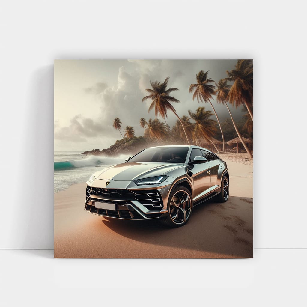 Lamborghini Urus On Bea Wall Art