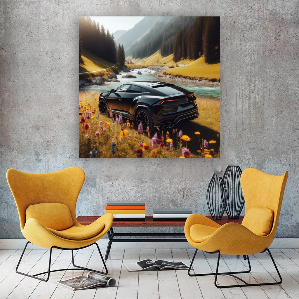 Lamborghini Urus Vall Wall Art