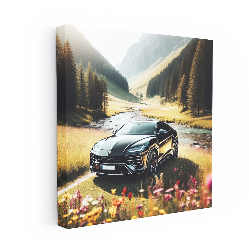 Lamborghini Urus Valley Wall Art