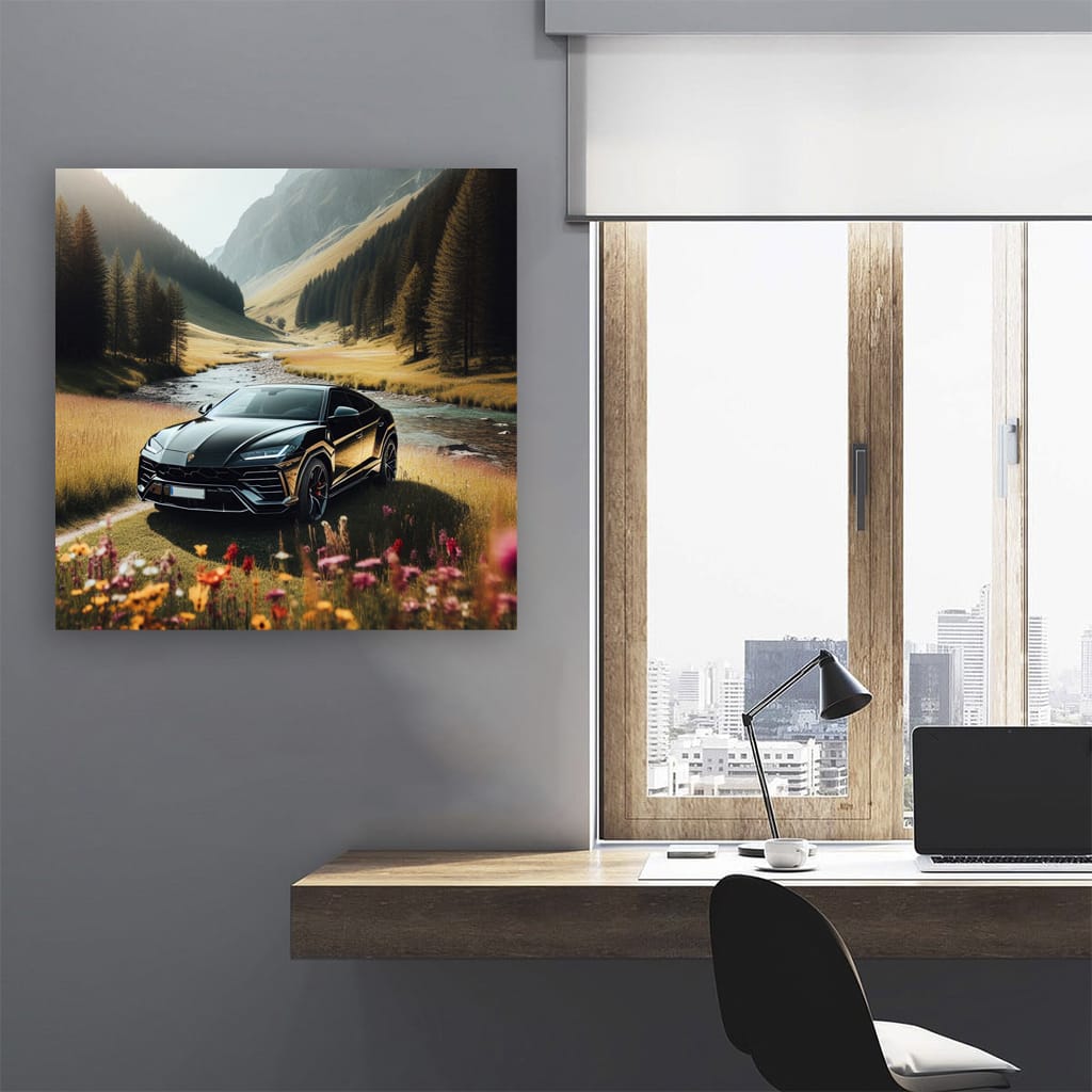 Lamborghini Urus Valley Wall Art