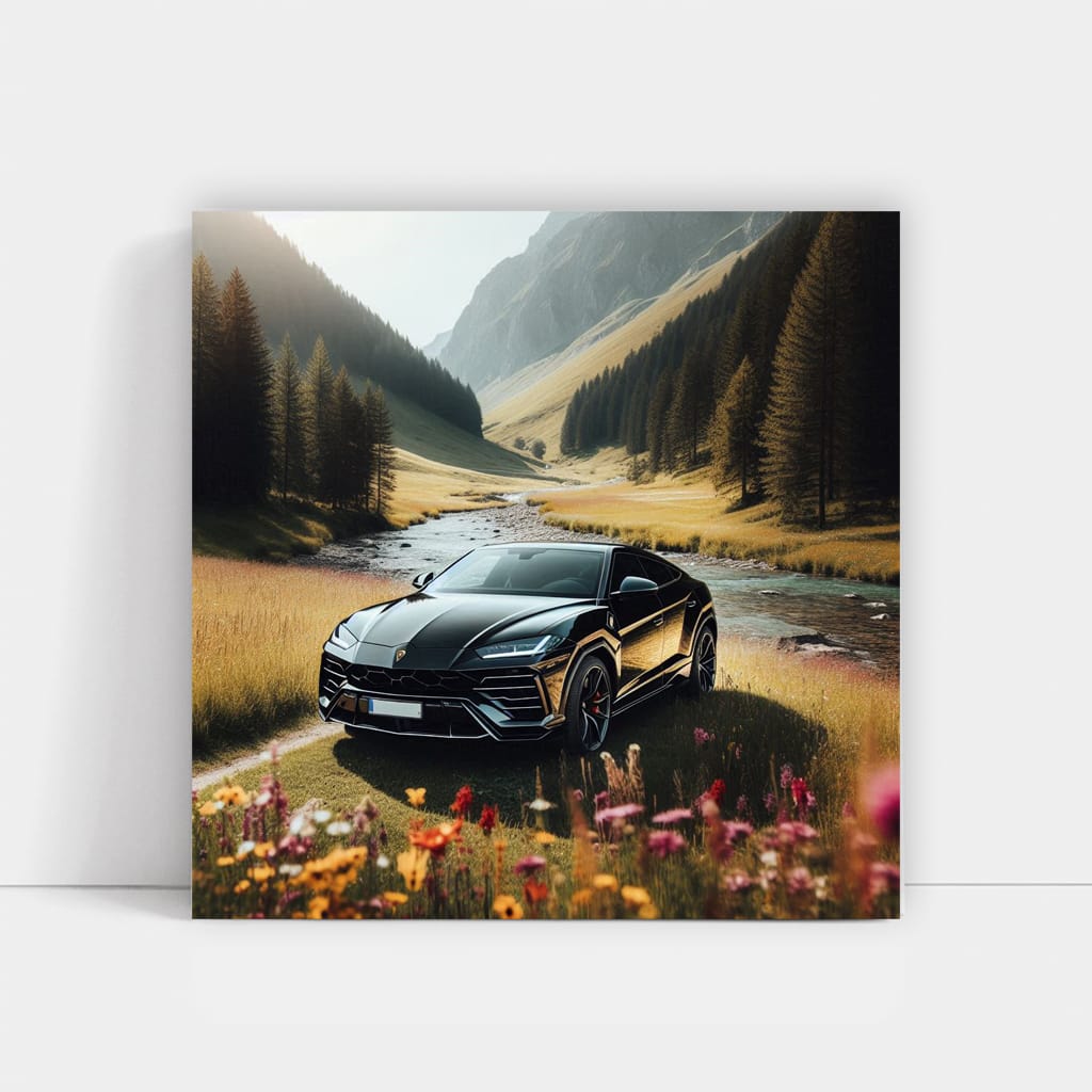 Lamborghini Urus Valley Wall Art