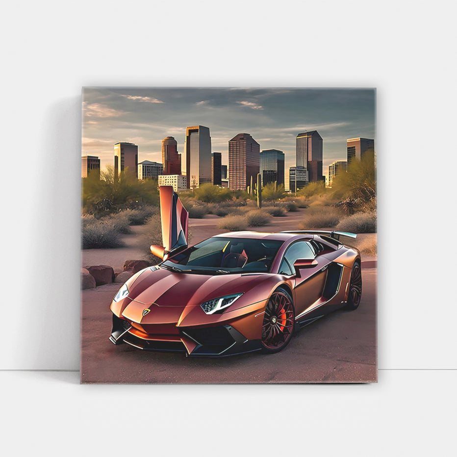 Burgundy Lamborghini Aventador in Phoenix - Ultimate Luxury