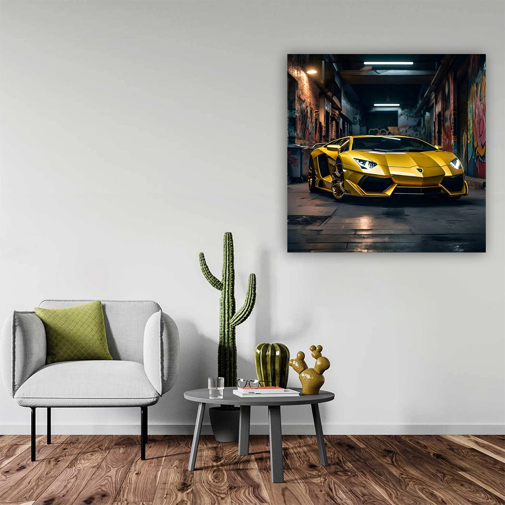 Lamborghini Huracan Evo Yellow in City - Speed and Style