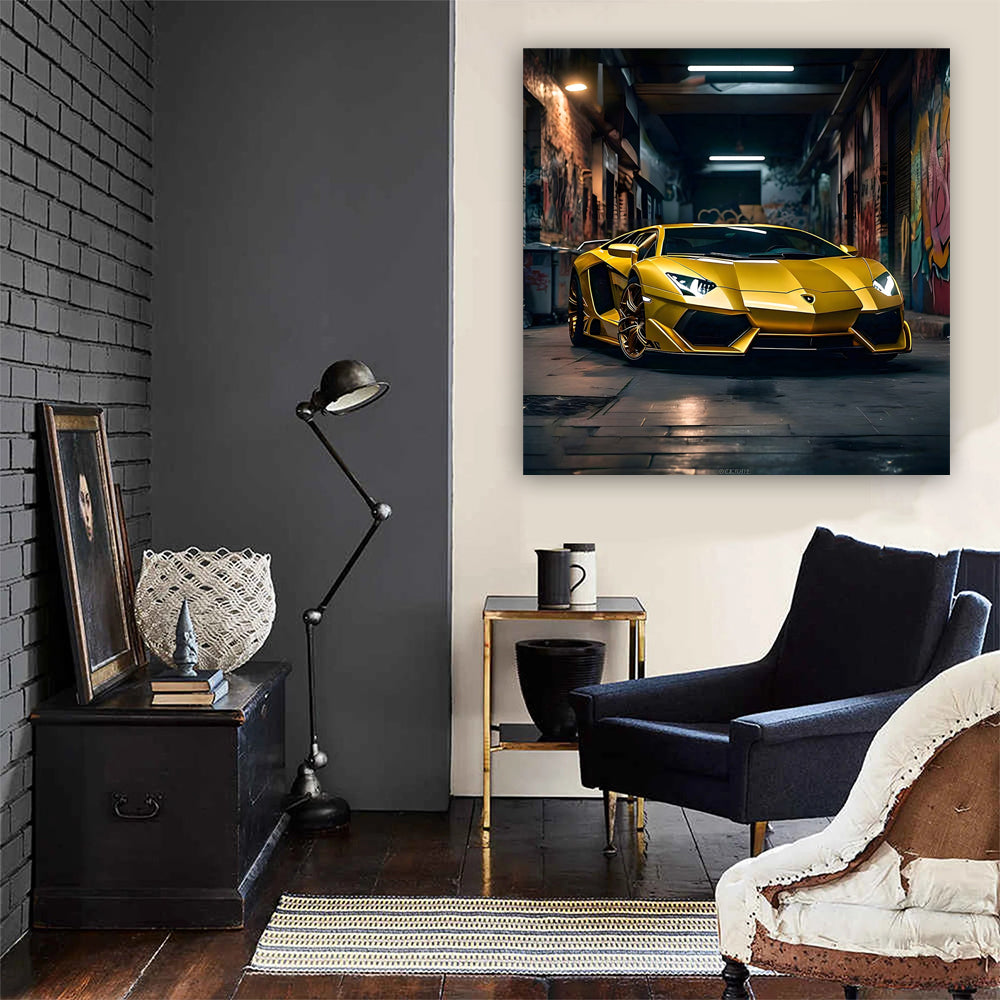 Lamborghini Huracan Evo Yellow in City - Speed and Style