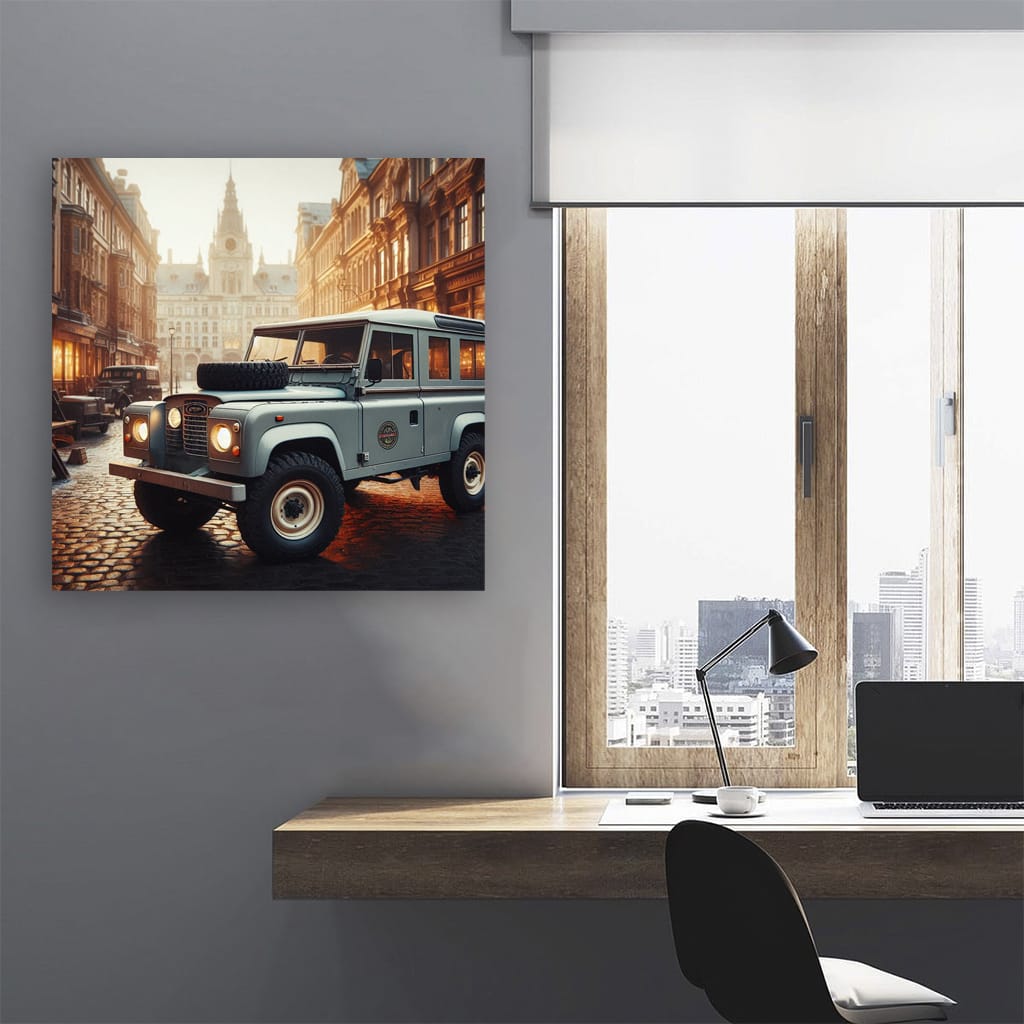 Vintage Land Rover Defender - Classic Style Adventure SUV