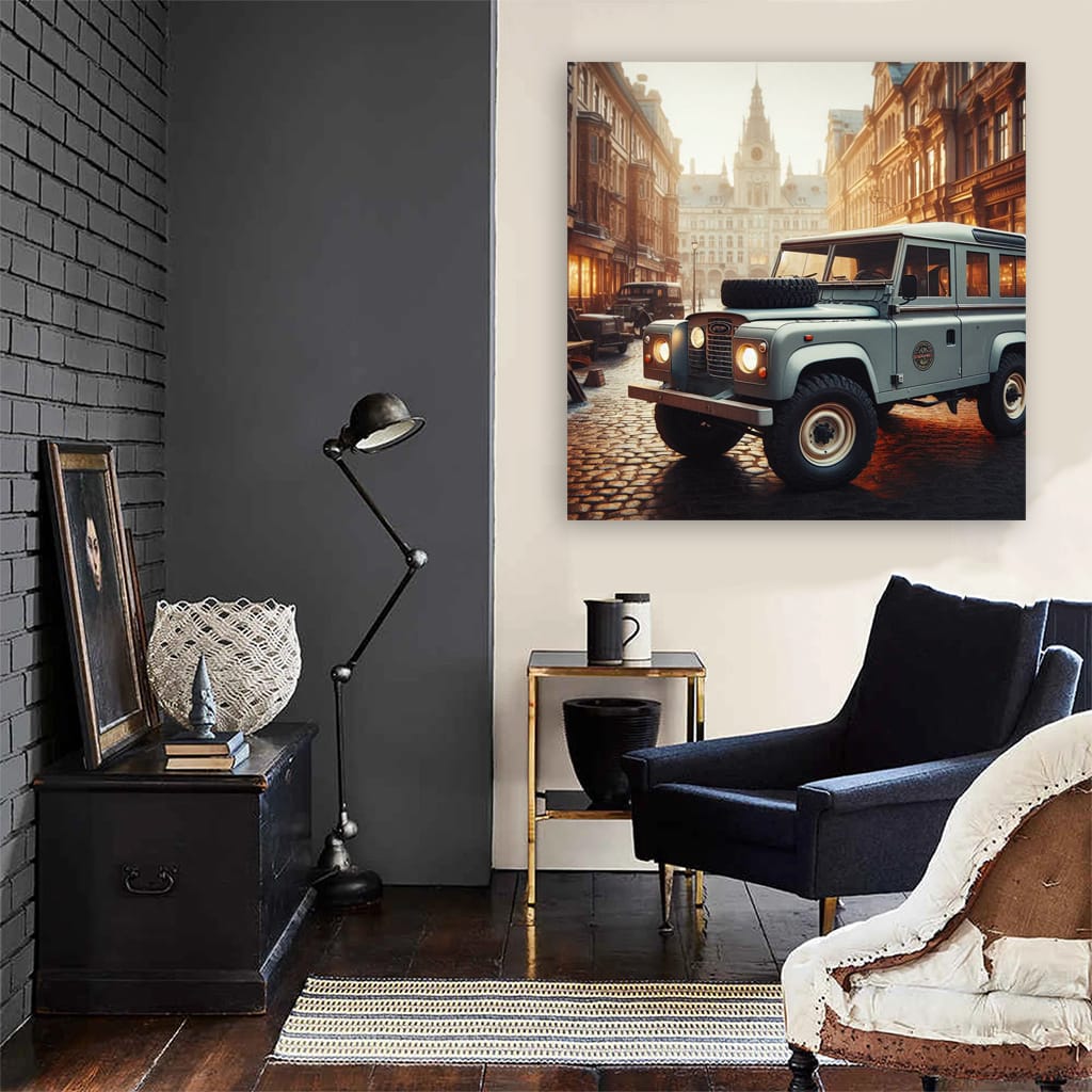 Vintage Land Rover Defender - Classic Style Adventure SUV