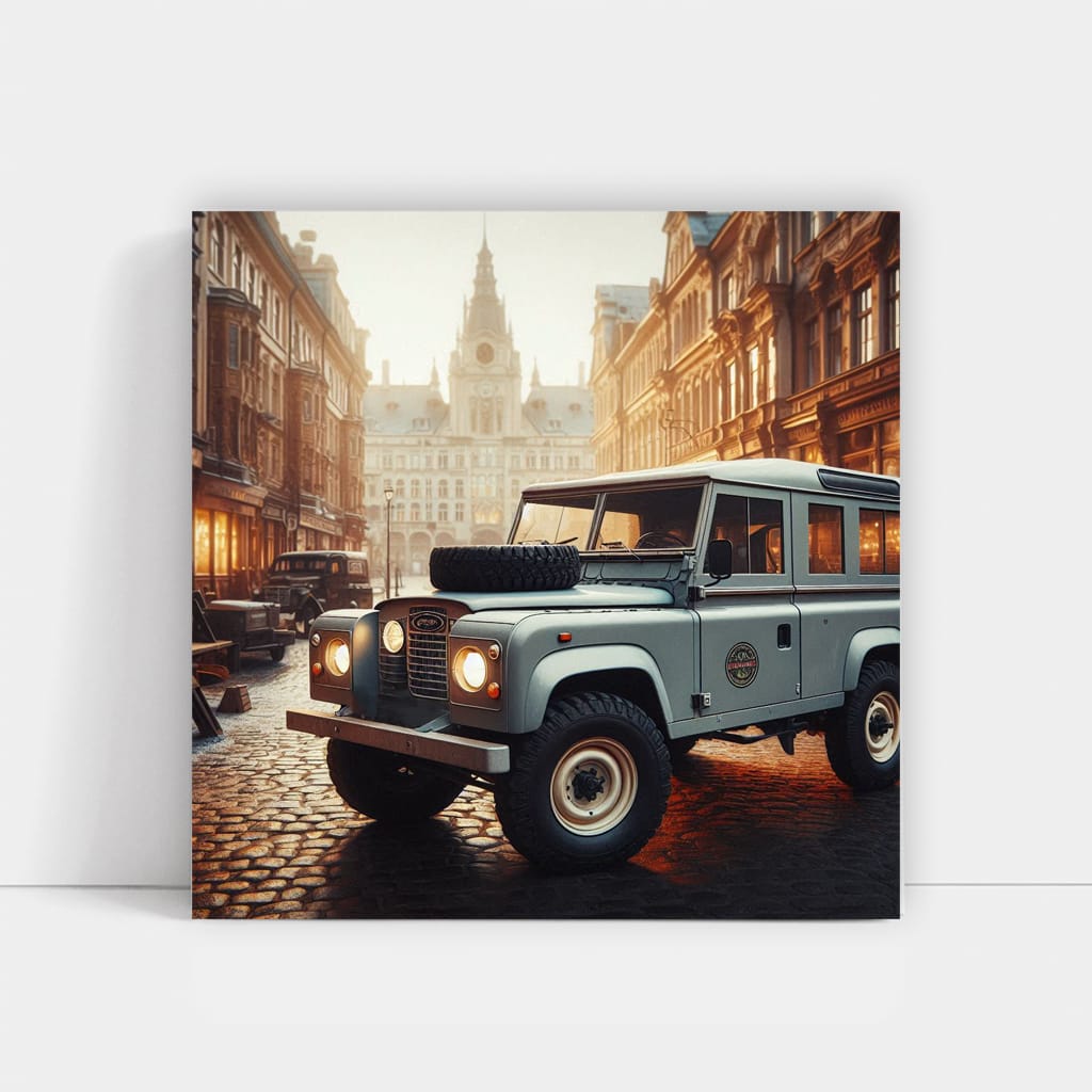 Vintage Land Rover Defender - Classic Style Adventure SUV
