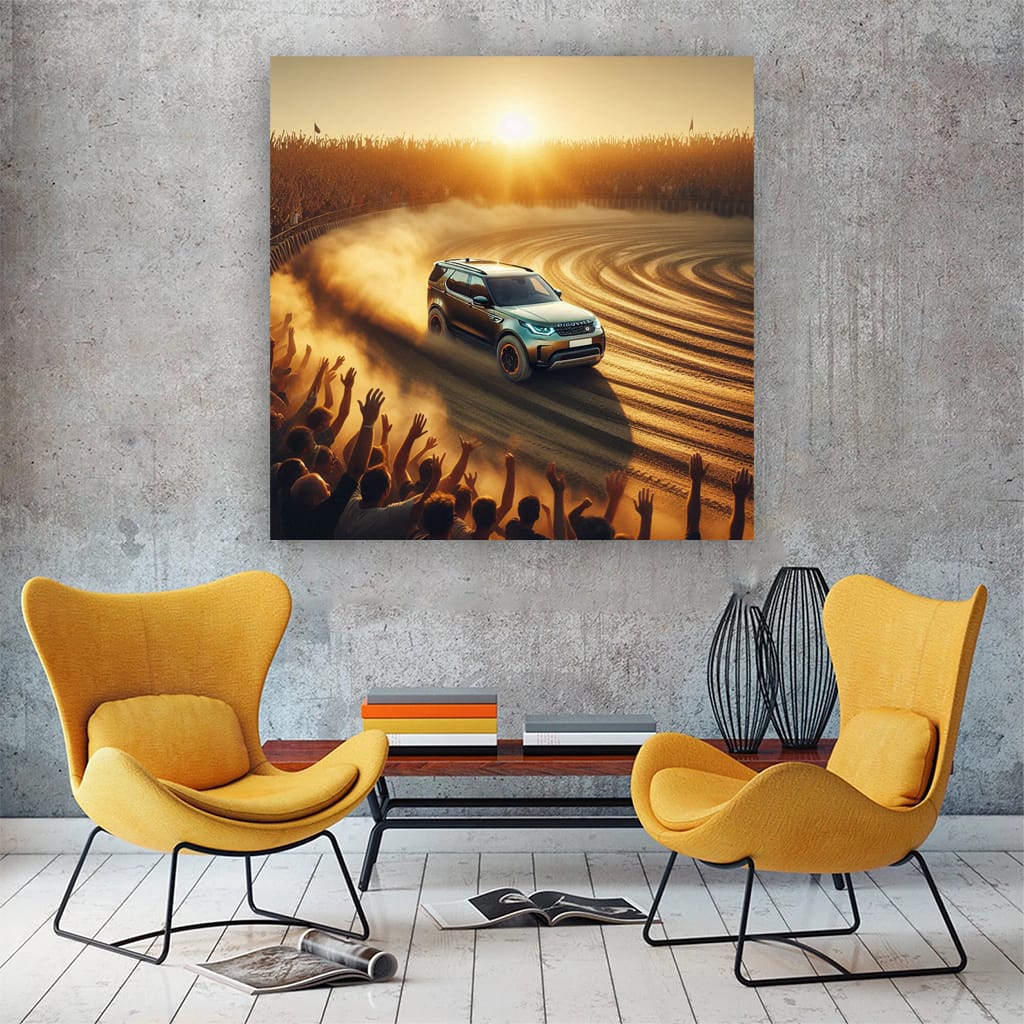 Land Rover Discovery Race Ri Wall Art