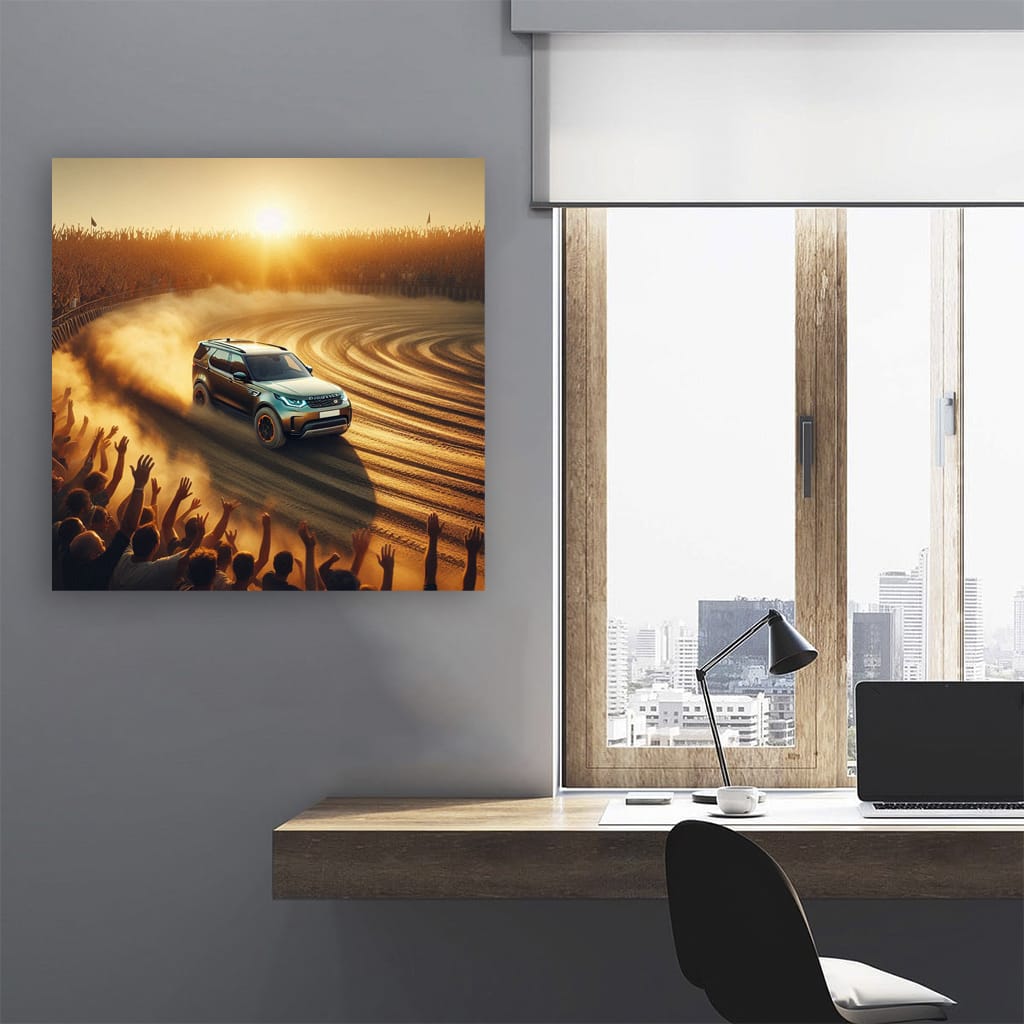 Land Rover Discovery Race Ri Wall Art