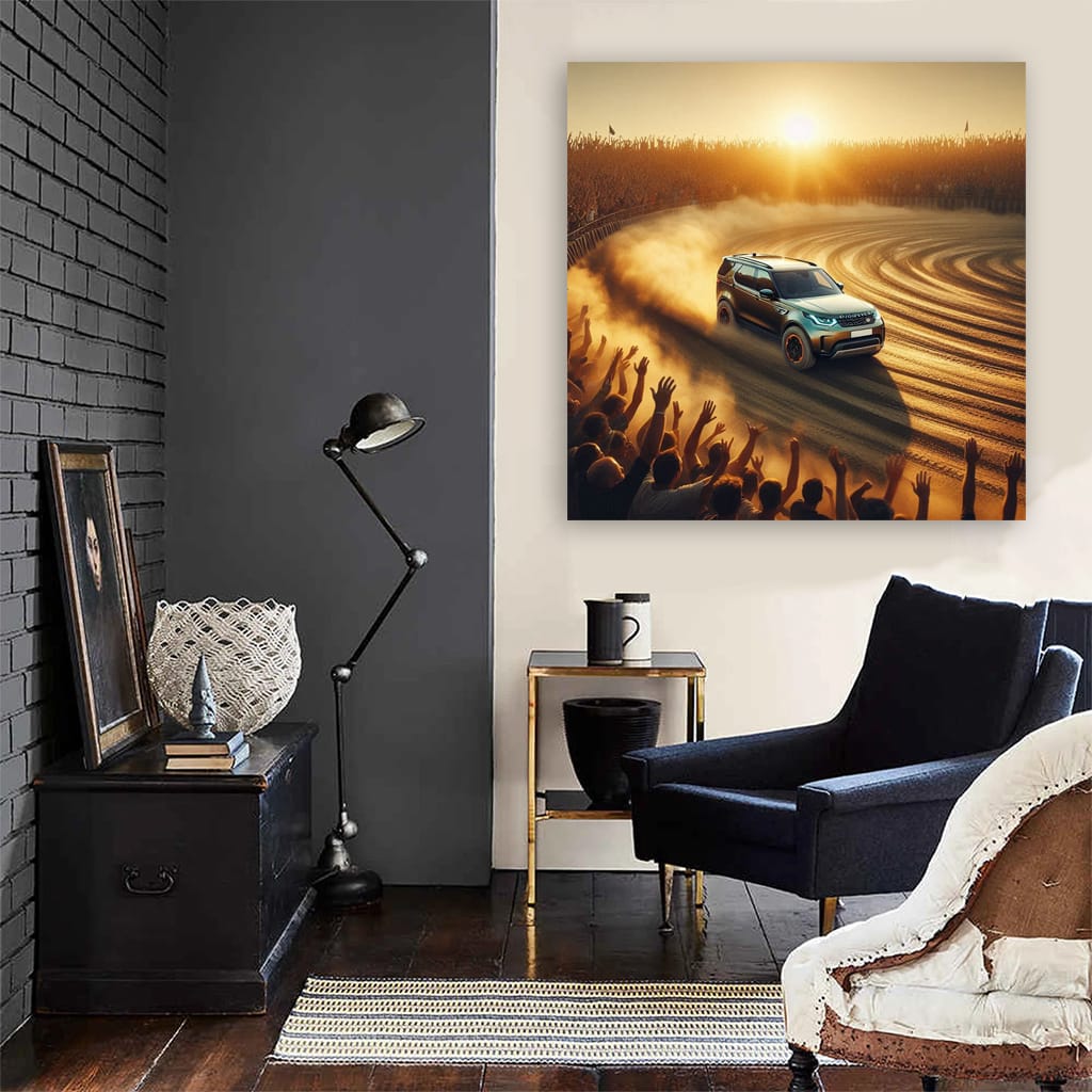 Land Rover Discovery Race Ri Wall Art