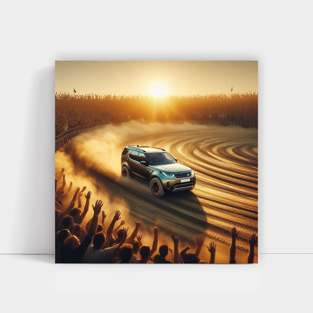 Land Rover Discovery Race Ri Wall Art