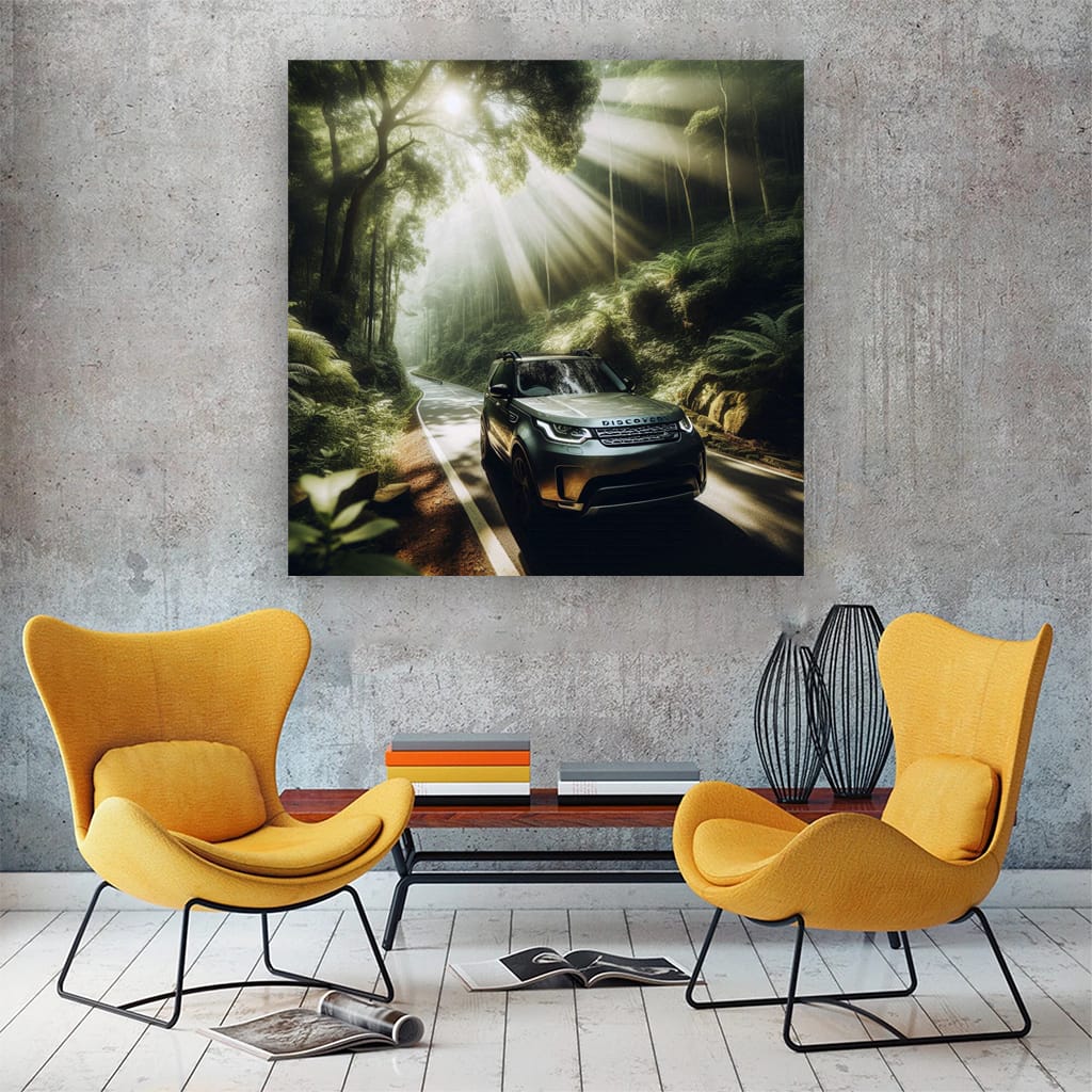 Land Rover Discovery Road Wall Art