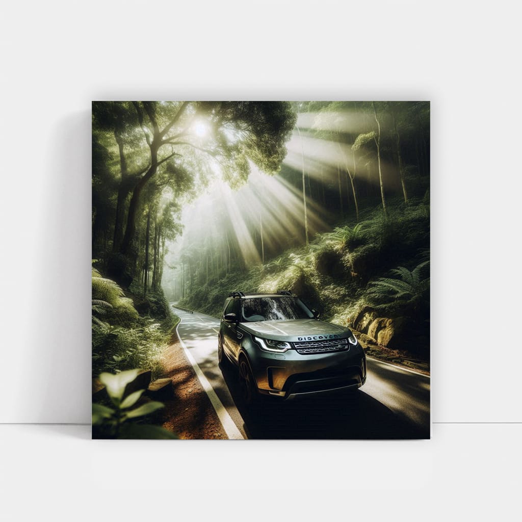 Land Rover Discovery on Scenic Road - Adventure Awaits
