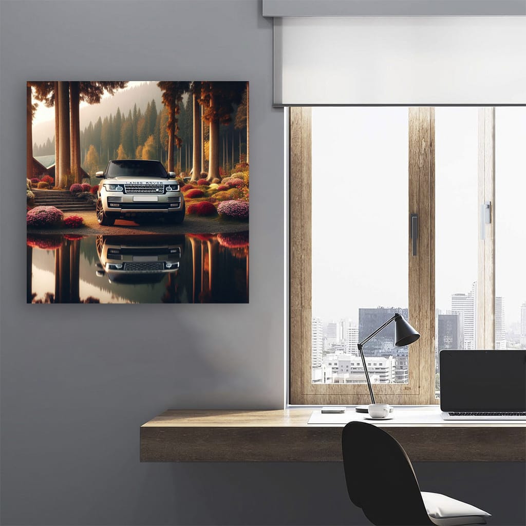 Land Rover Range La Wall Art