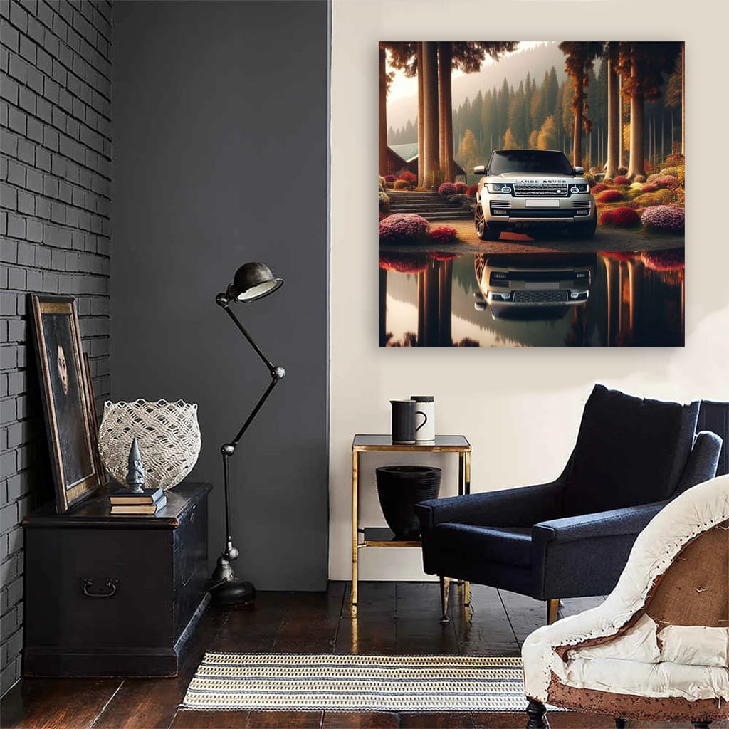 Land Rover Range La Wall Art