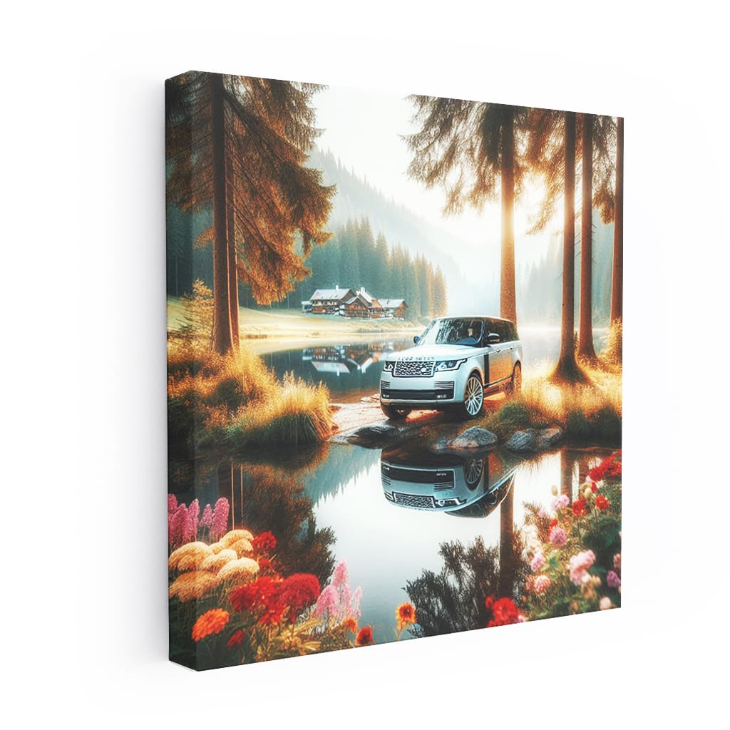 Land Rover Range Lake Wall Art