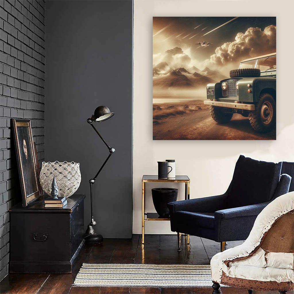 Vintage Style Land Rover Range Rover - Classic Elegance