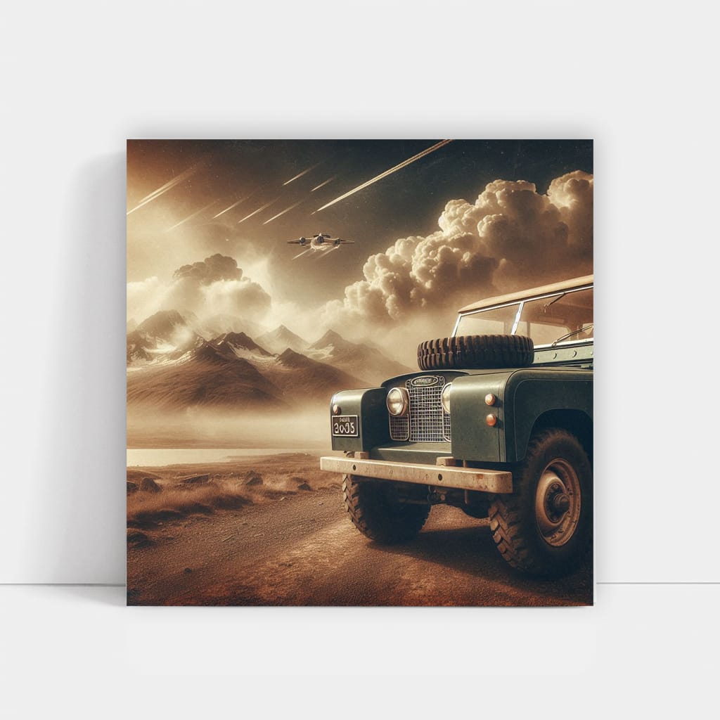 Vintage Style Land Rover Range Rover - Classic Elegance