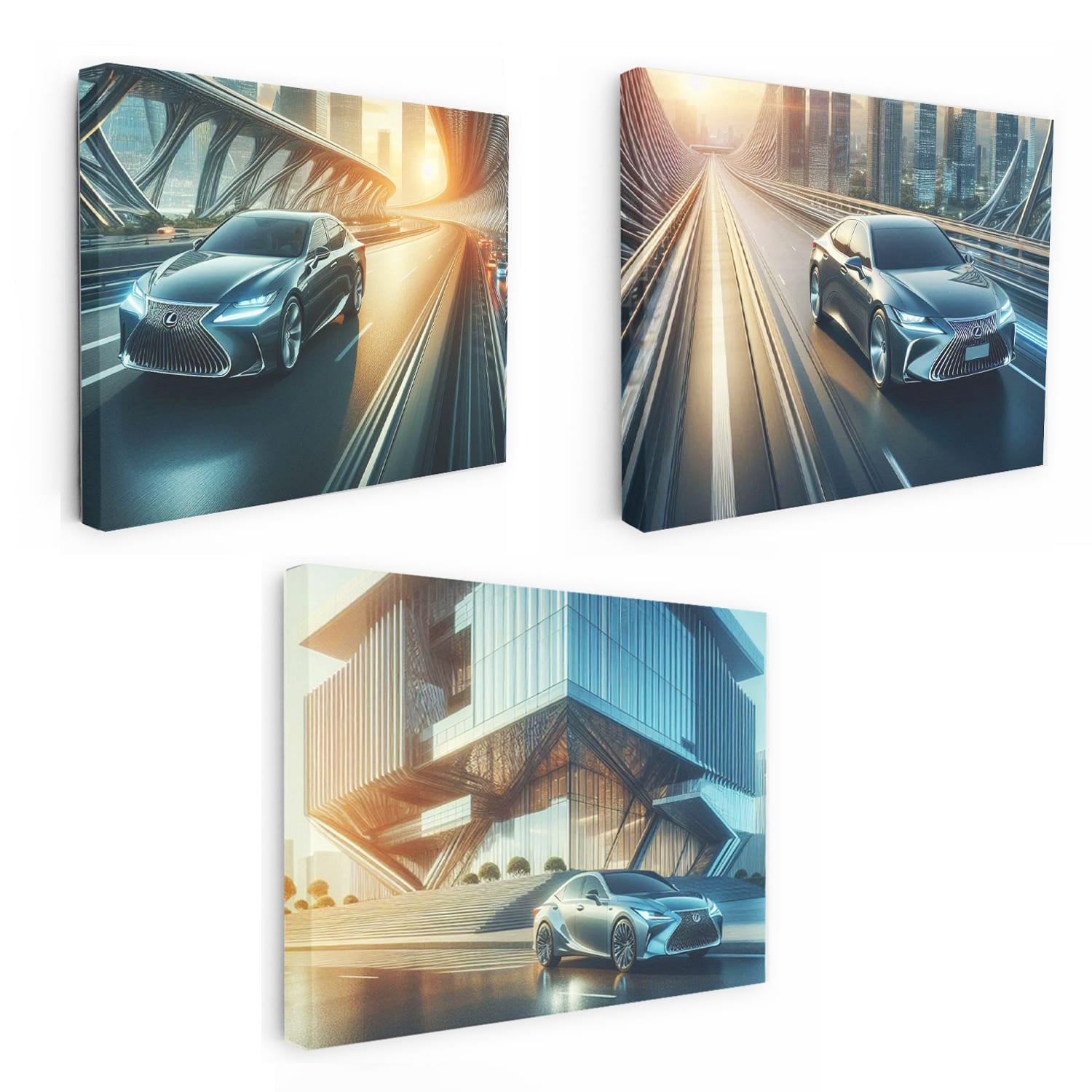 Lexus Buildings Set of 3