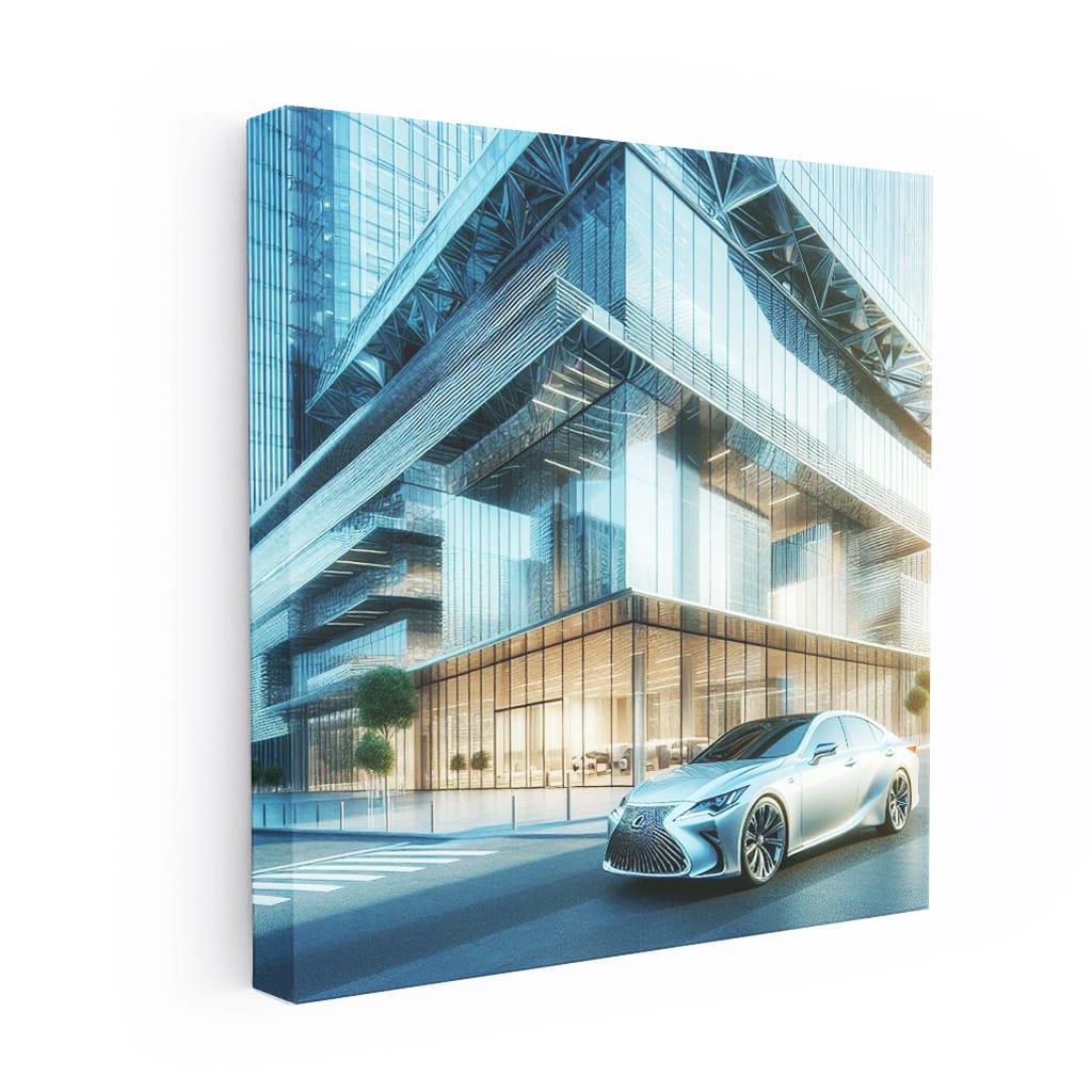 Lexus Es Buildi Wall Art