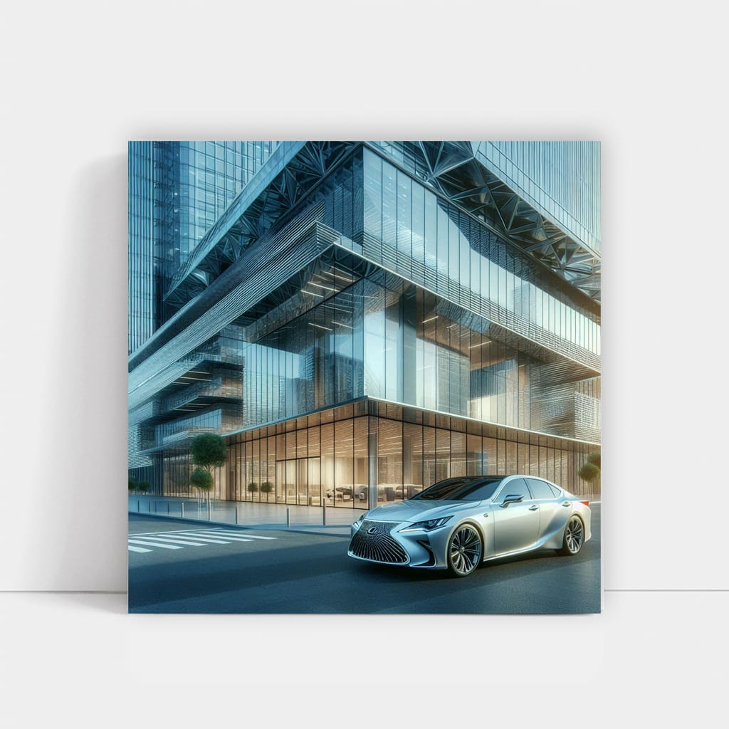 Lexus Es Buildi Wall Art