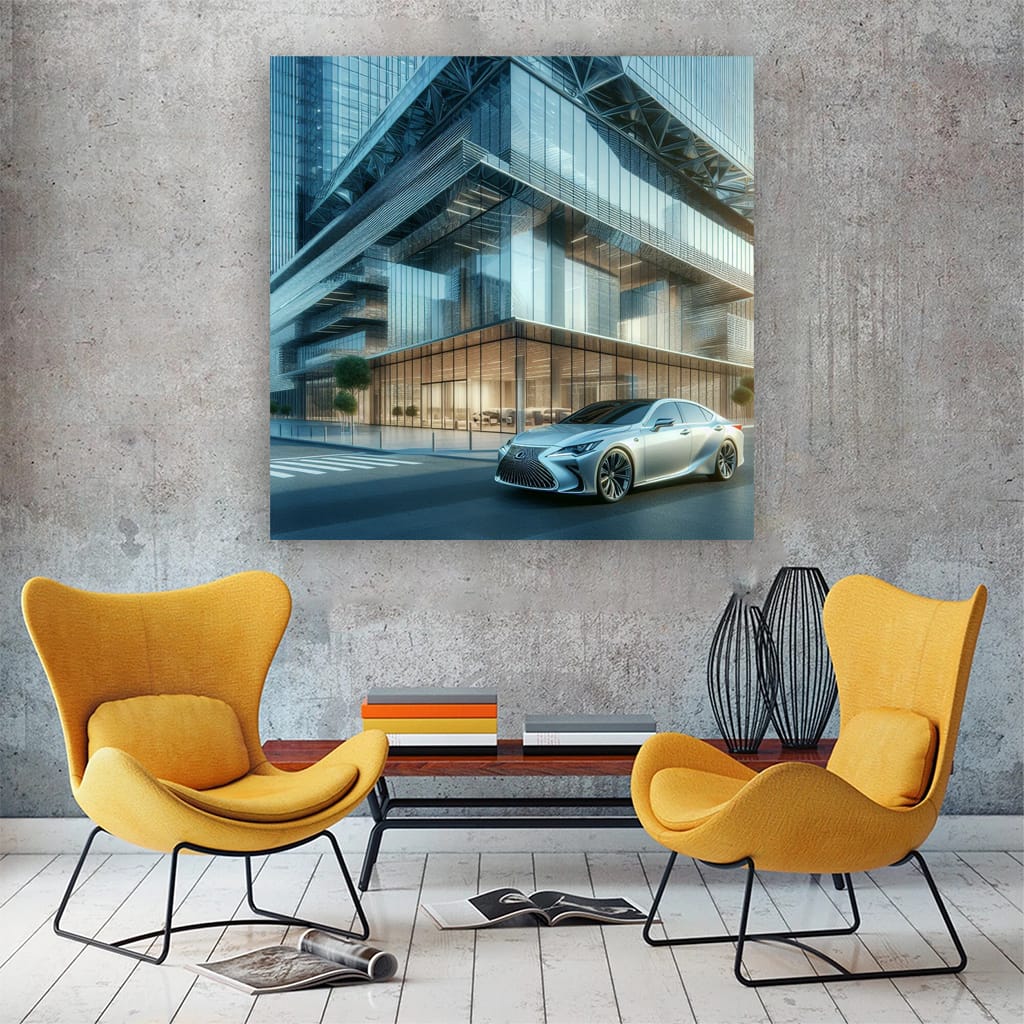 Lexus Es Buildi Wall Art