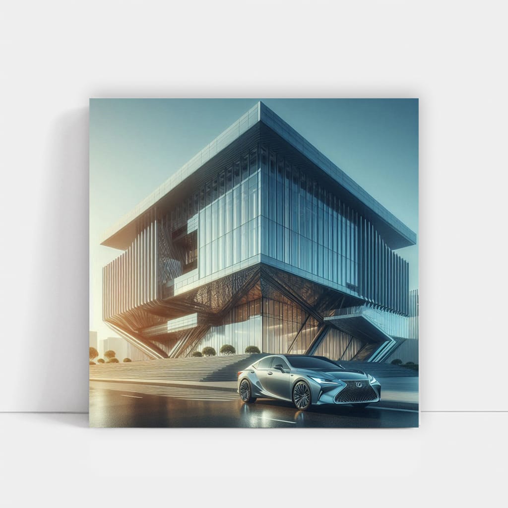 Lexus Es Building Wall Art