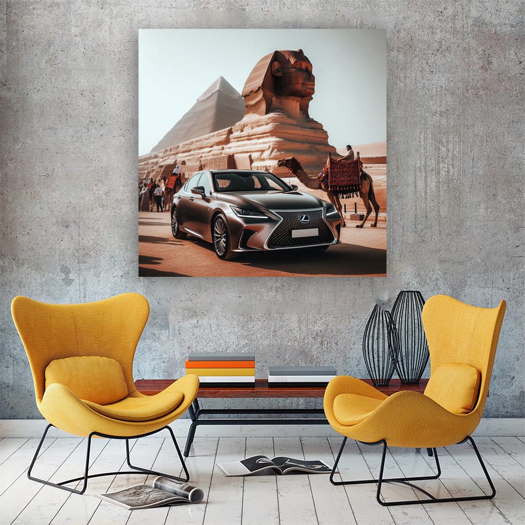 Lexus Es Egypt Wall Art