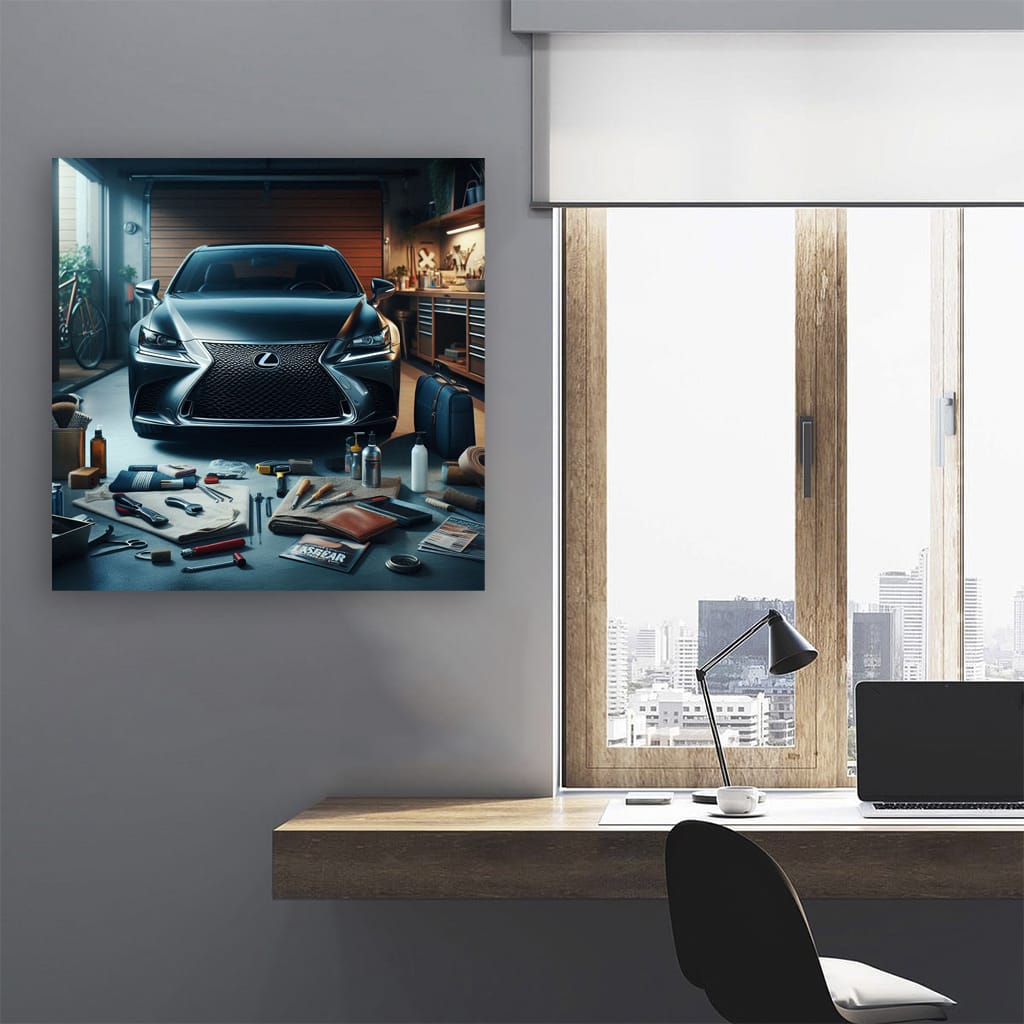 Lexus GS in Garage - Luxury Meets Performance