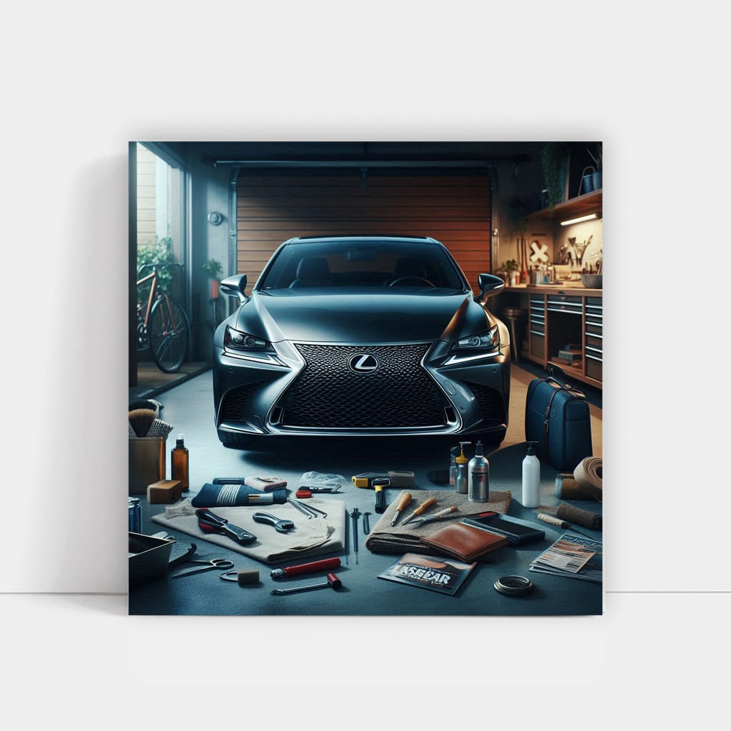 Lexus GS in Garage - Luxury Meets Performance