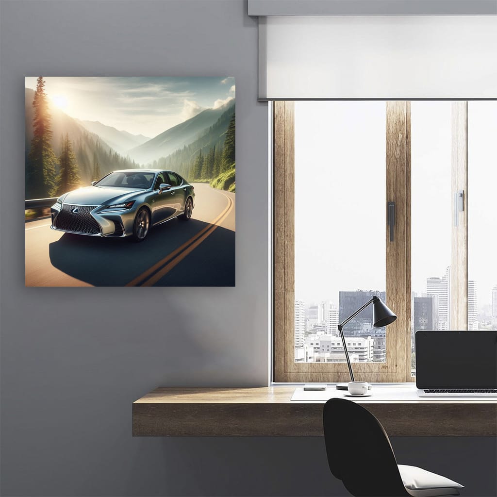 Lexus GS Road - Dynamic Elegance in Motion