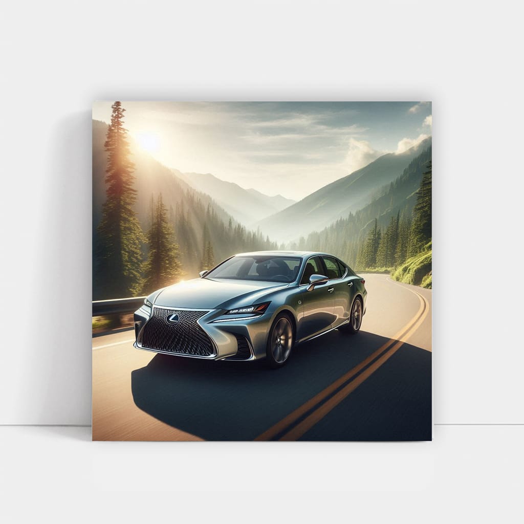 Lexus GS Road - Dynamic Elegance in Motion