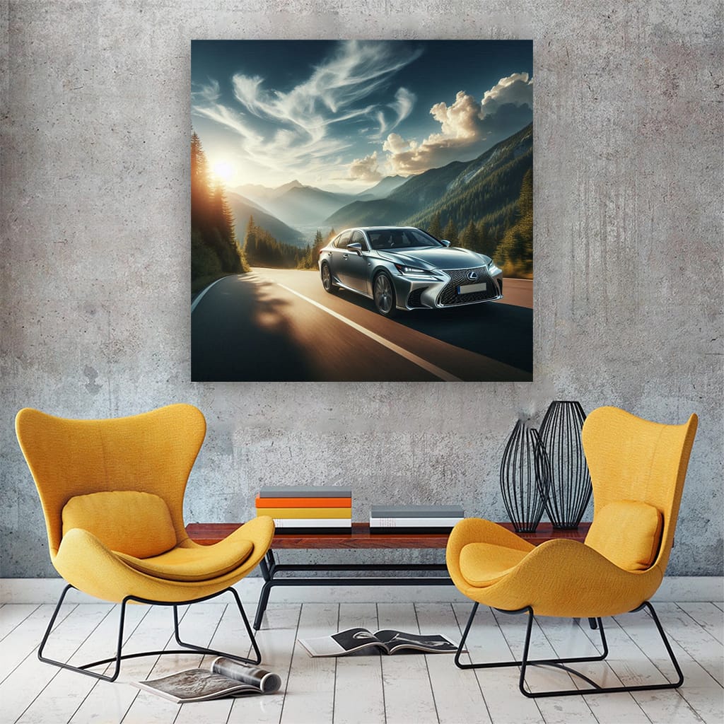 Lexus Gs Road Wall Art