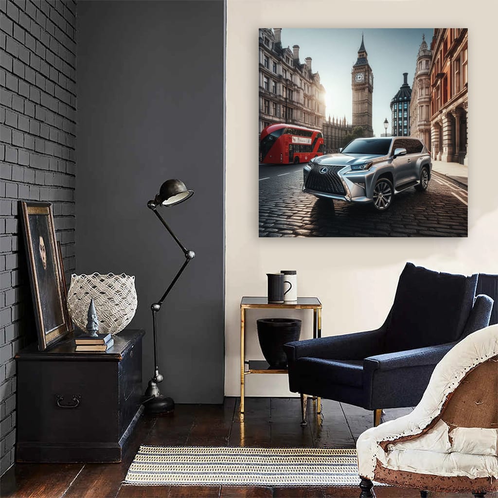 Lexus Gx London Wall Art