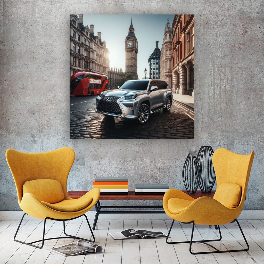 Lexus Gx London Wall Art