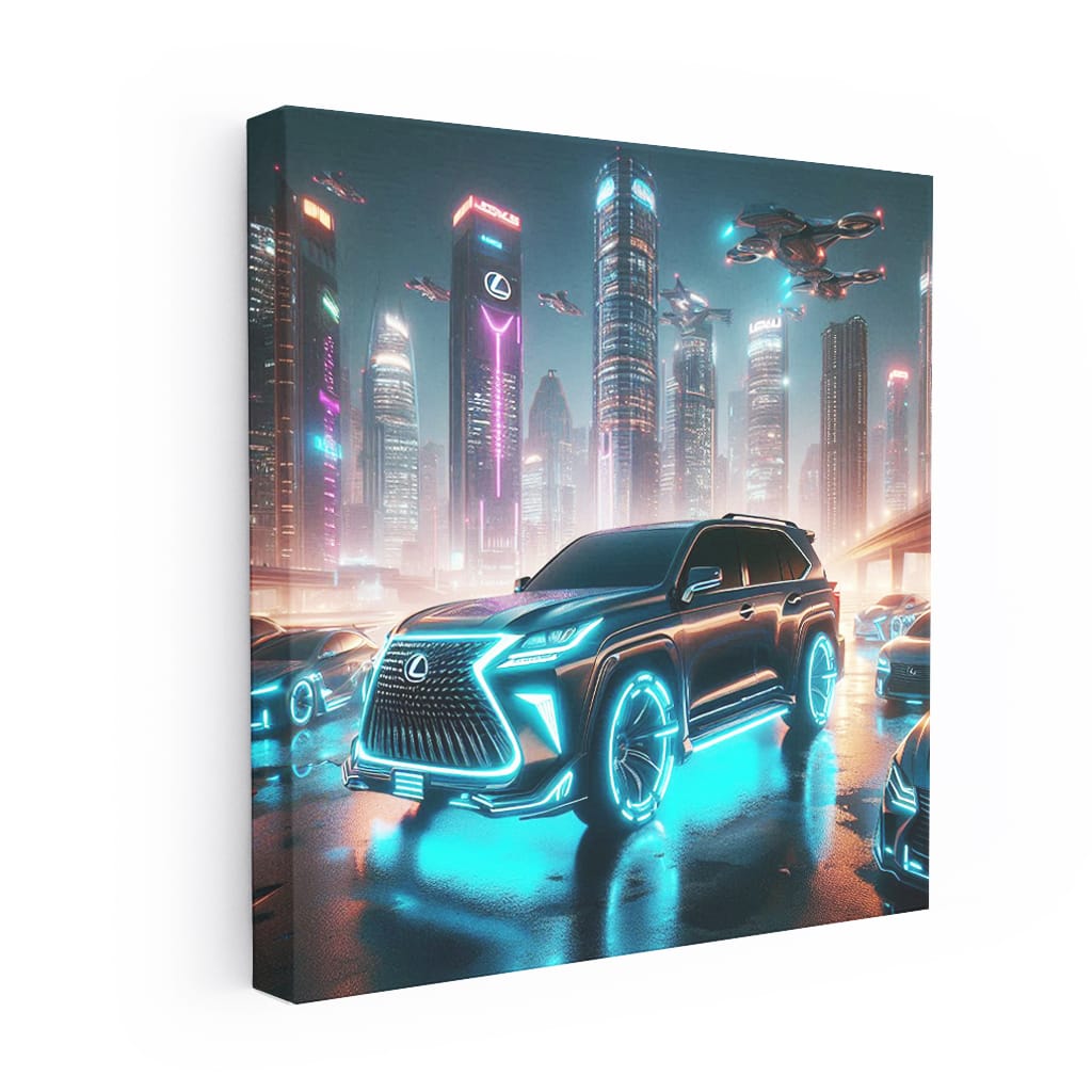 Lexus Gx Neon Wall Art