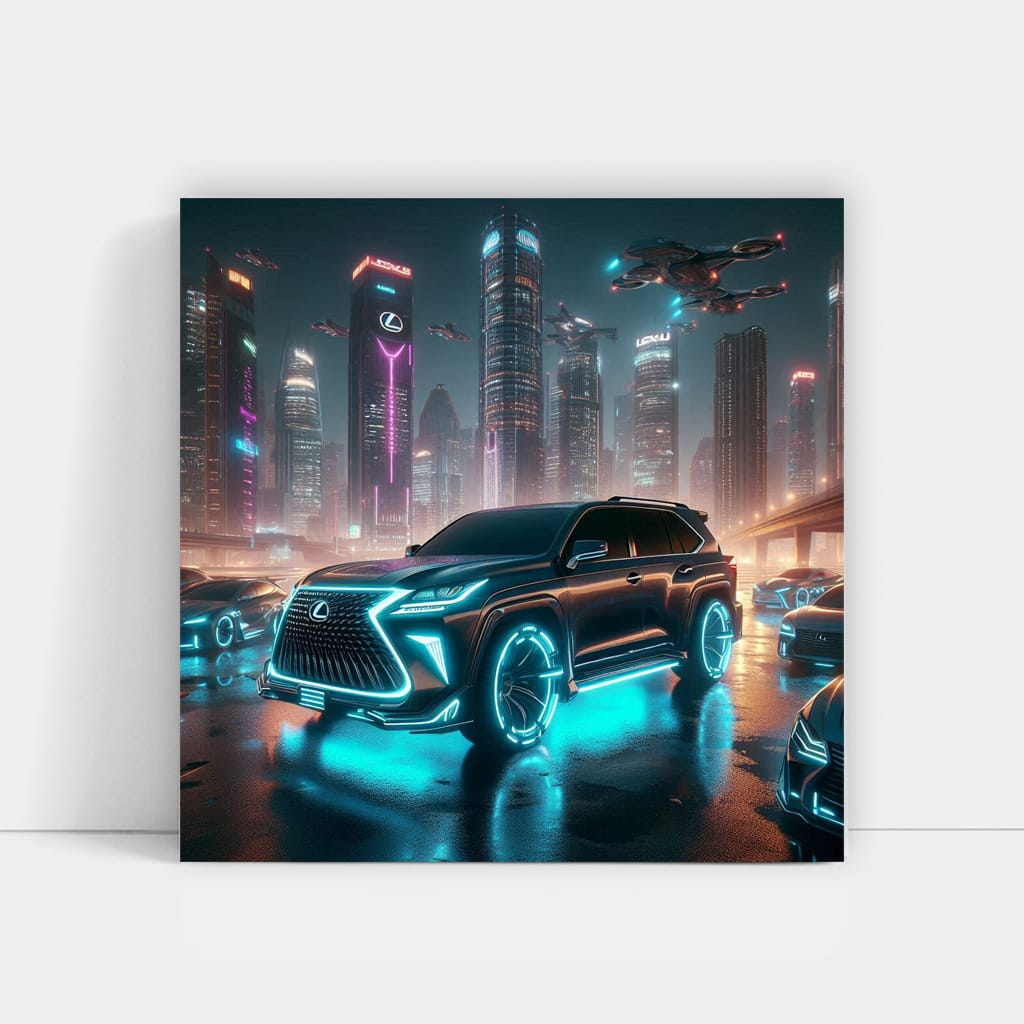 Lexus Gx Neon Wall Art