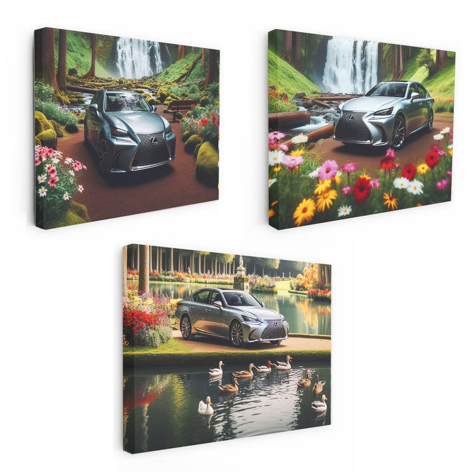 Lexus Lake Set of 3