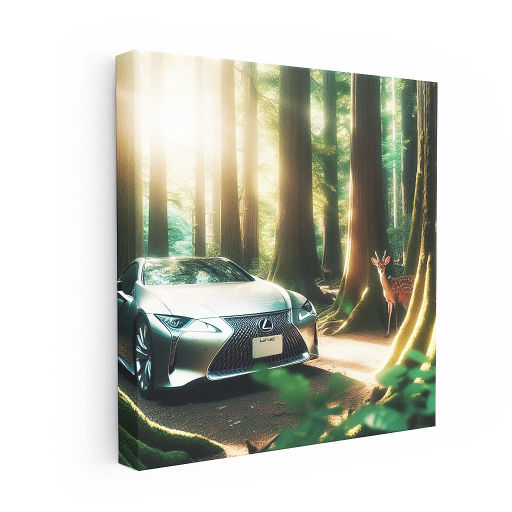 Lexus Lc Forest Wall Art