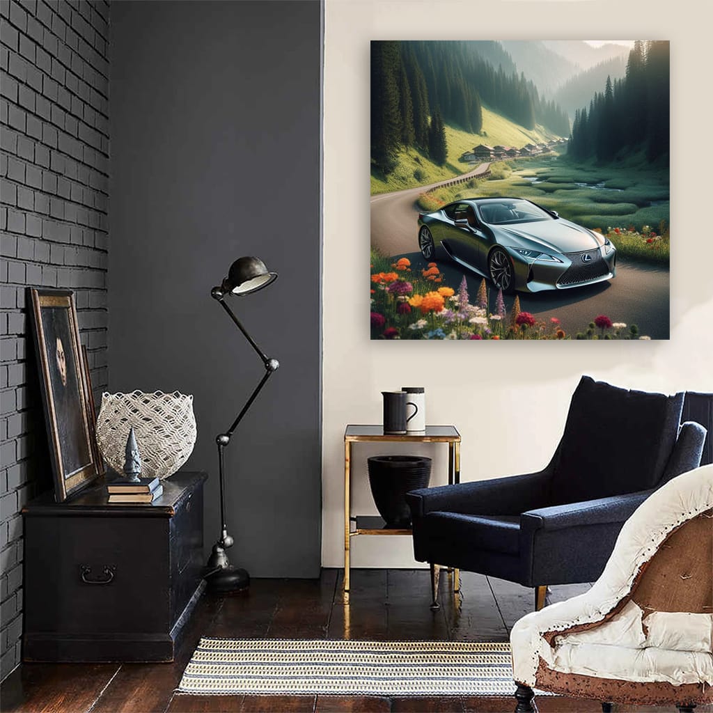 Lexus Lc Vall Wall Art